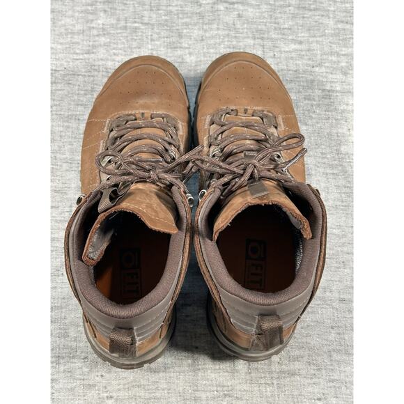 Oboz Bozeman Mid Leather Boots Mens 10.5 Brown Trail Hiking Backpacking main image 8